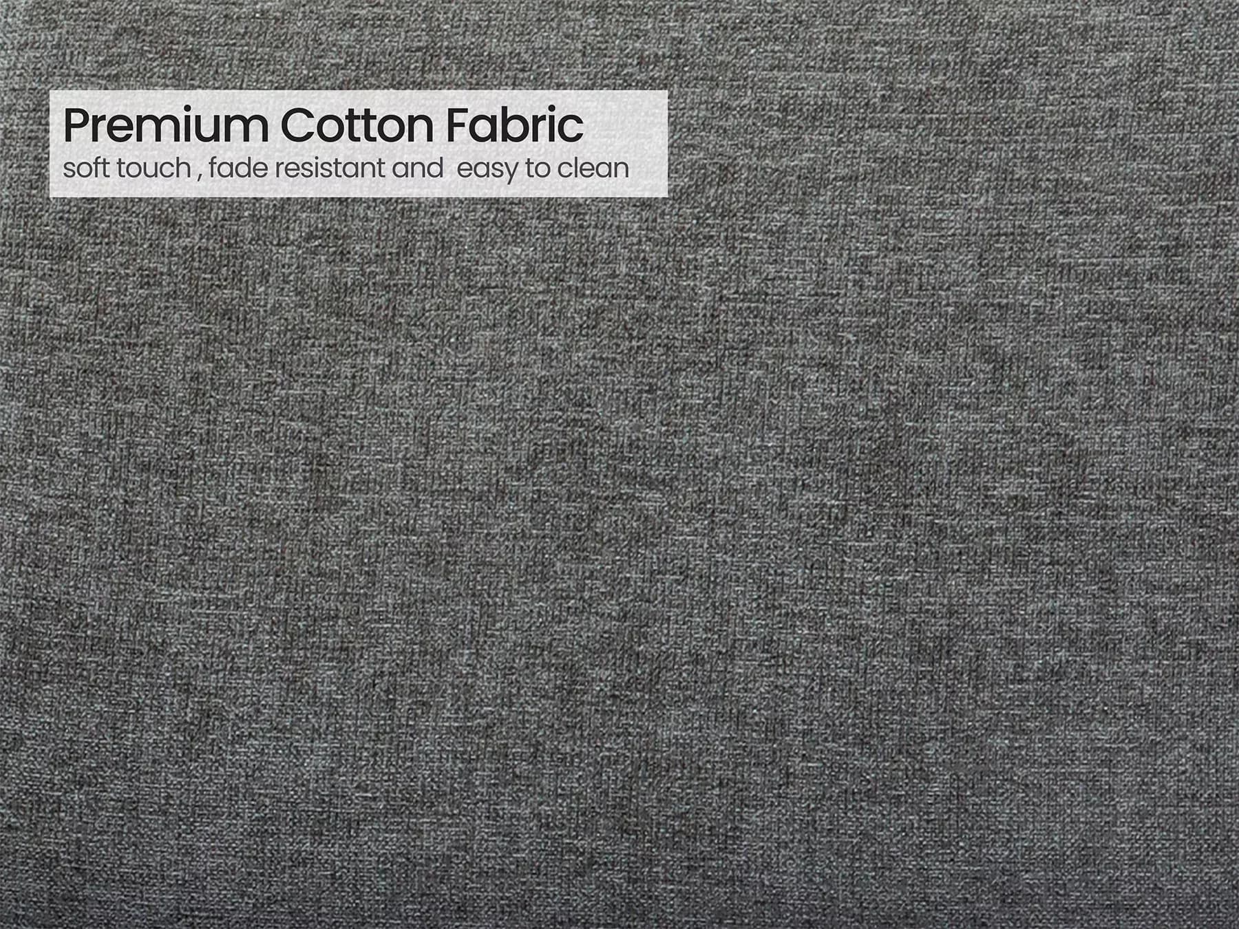 Cosmos L Shaped Sofa in Grey Color