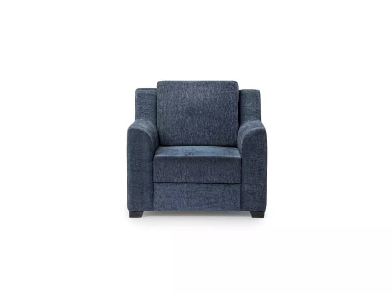Erica Upholstered Single Seater Sofa in Livid Color