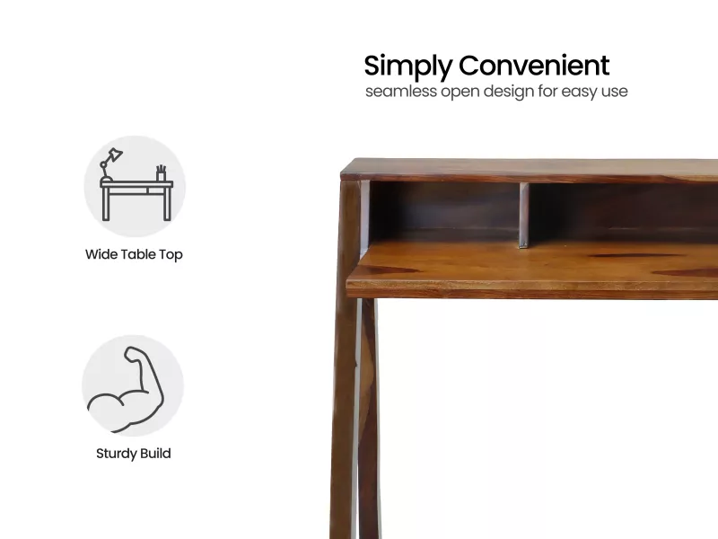 Hugo Solid Wood Study Table