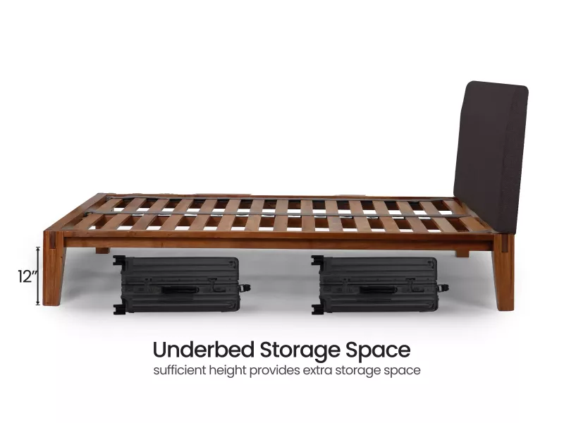 Jade Solid Wood Queen Size Double Bed
