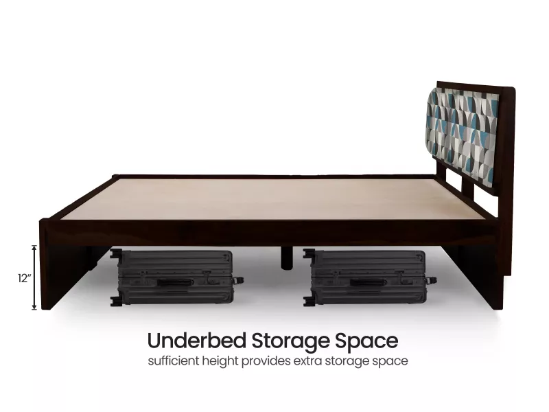 Mosaic Solid Wood King Size Double Bed