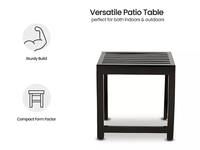 Crest Balcony Stool   Big