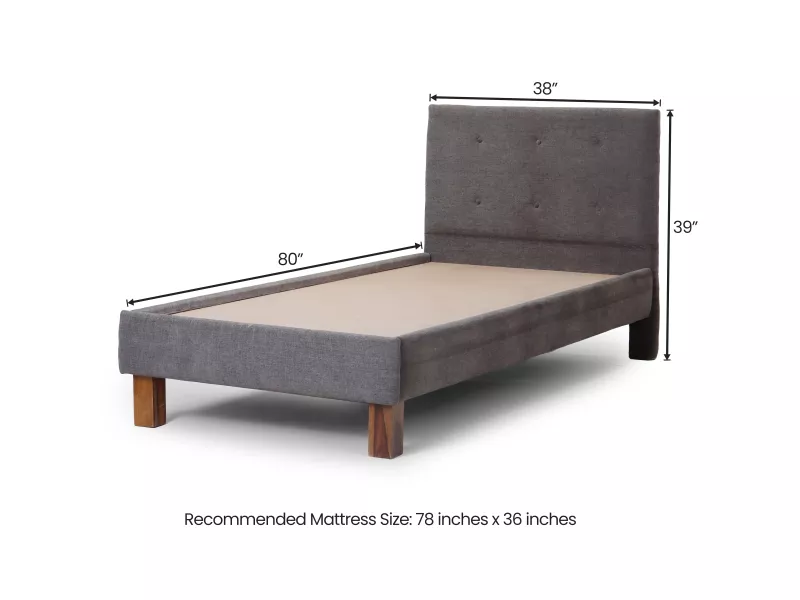 Soho Upholstered Single Bed
