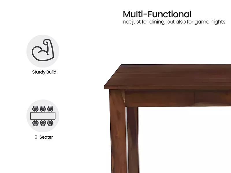 Vesta 6 seater Dinning Table set 