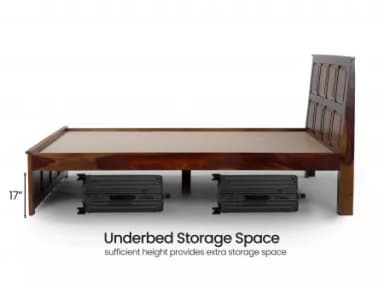 Alexa Solid Wood Queen Size Double Bed