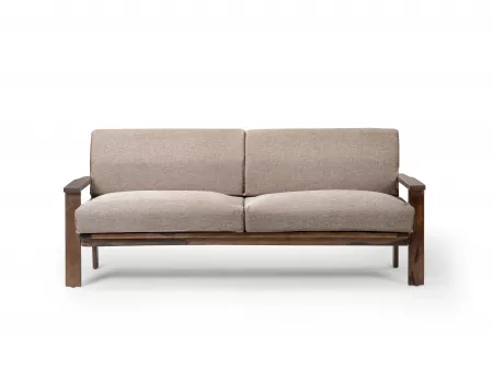 Athena Wooden Sofa   3 Seater